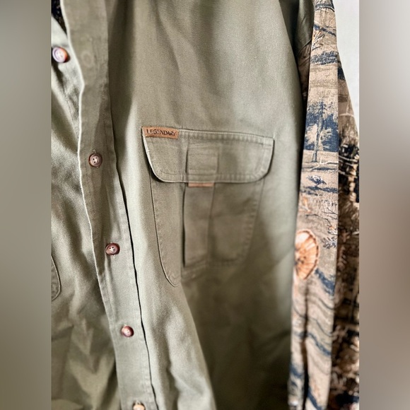 WHITETAILS LENGENDARY Turkey Print Long Sleeve Shirt Size Large - Picture 7 of 9